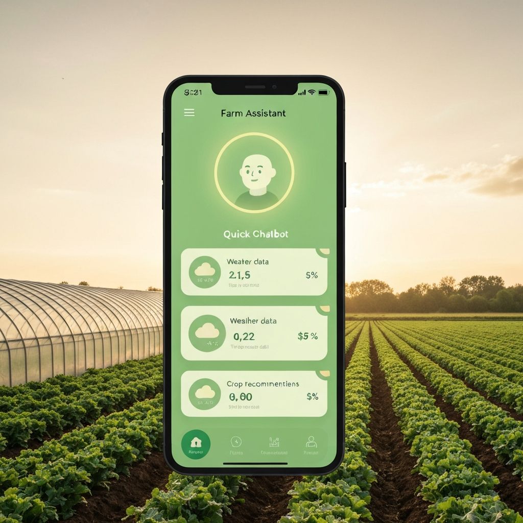 농민 챗봇 인터페이스